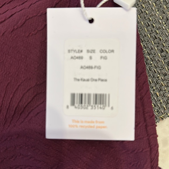 Andie Kauai one piece- color is Fig - Picture 8 of 9